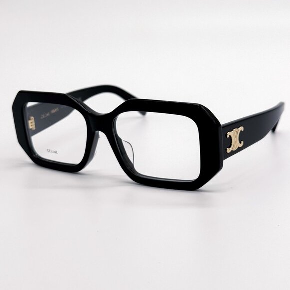 NEW CL50155F 001, GEOMETRIC EYEGLASSES CELINE WOMEN EYEWEAR - Picture 2 of 10